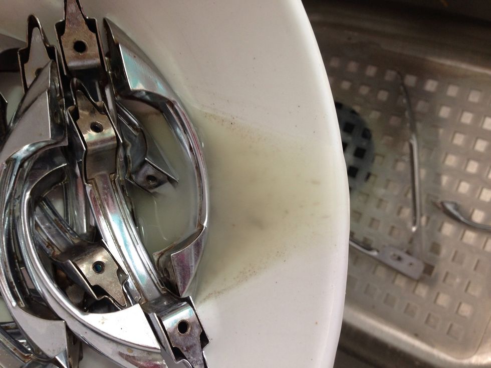 Just look at all the crud that was in the bottom of the pot!