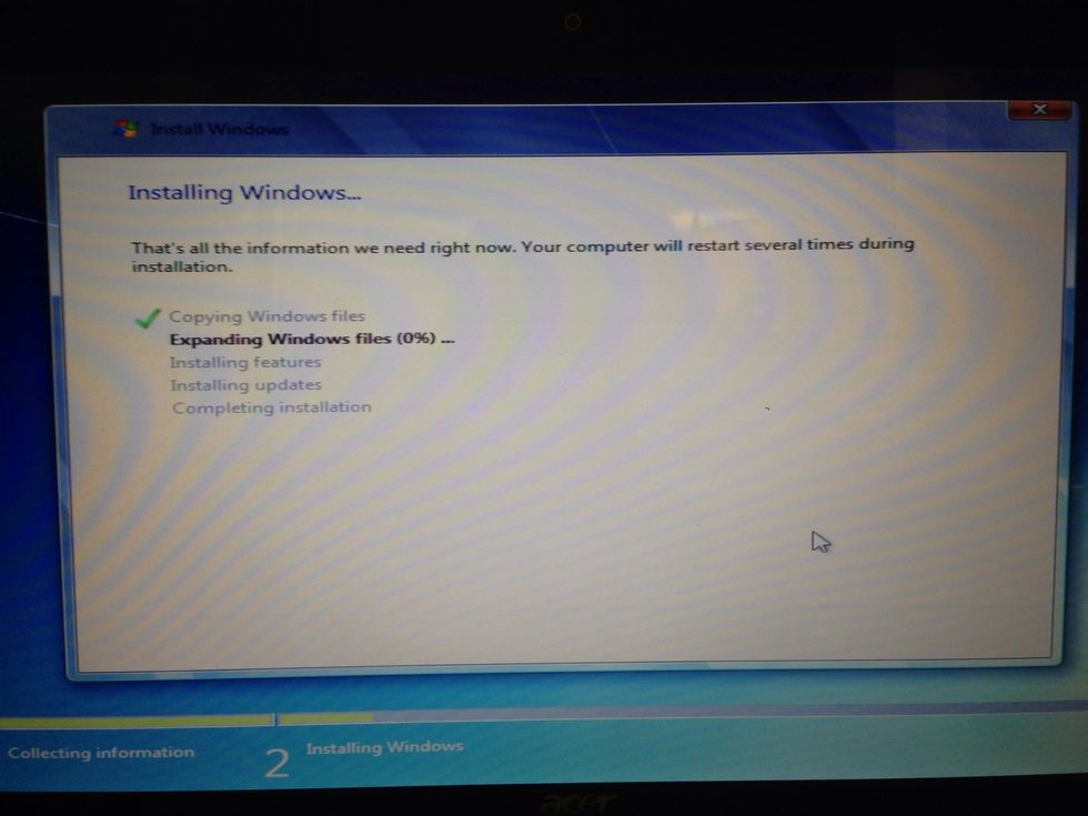 Just more boring installation stuffs.