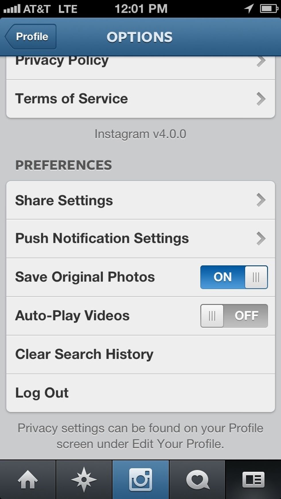 Just move the slider over to the "OFF" postion.