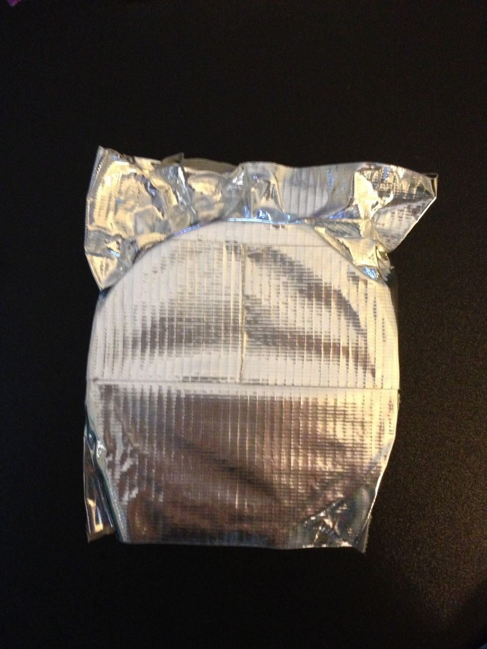 Just repeat like the other strips, but leave a flap like in step 10.