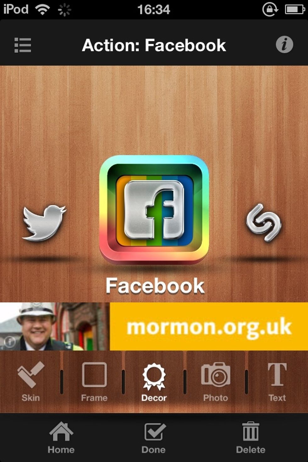 Just simply click on each setting and slide along until you reach the one you want to use