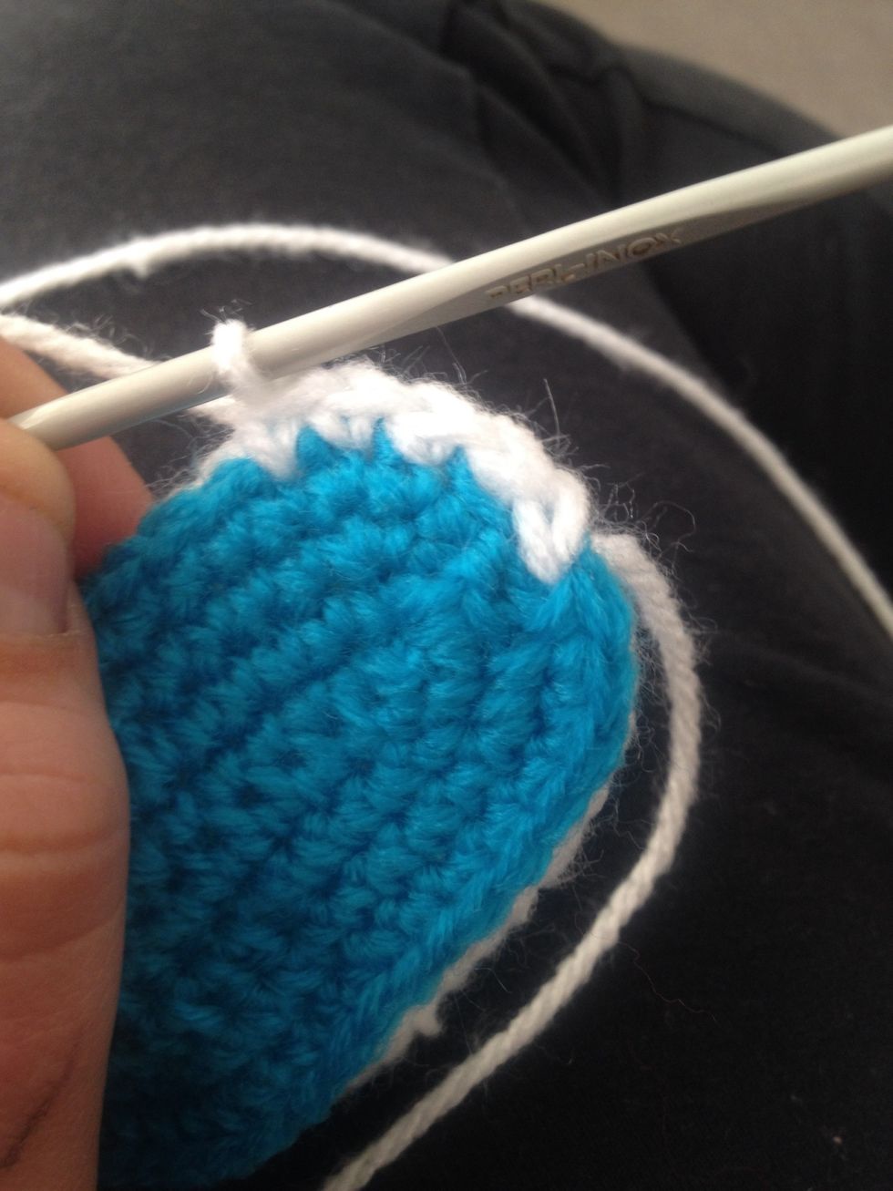 Just single crochet all the way around!