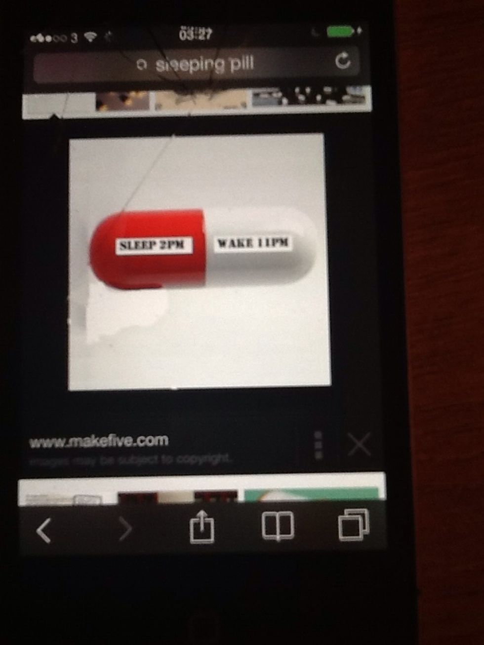 Just take a sleeping pill or something.