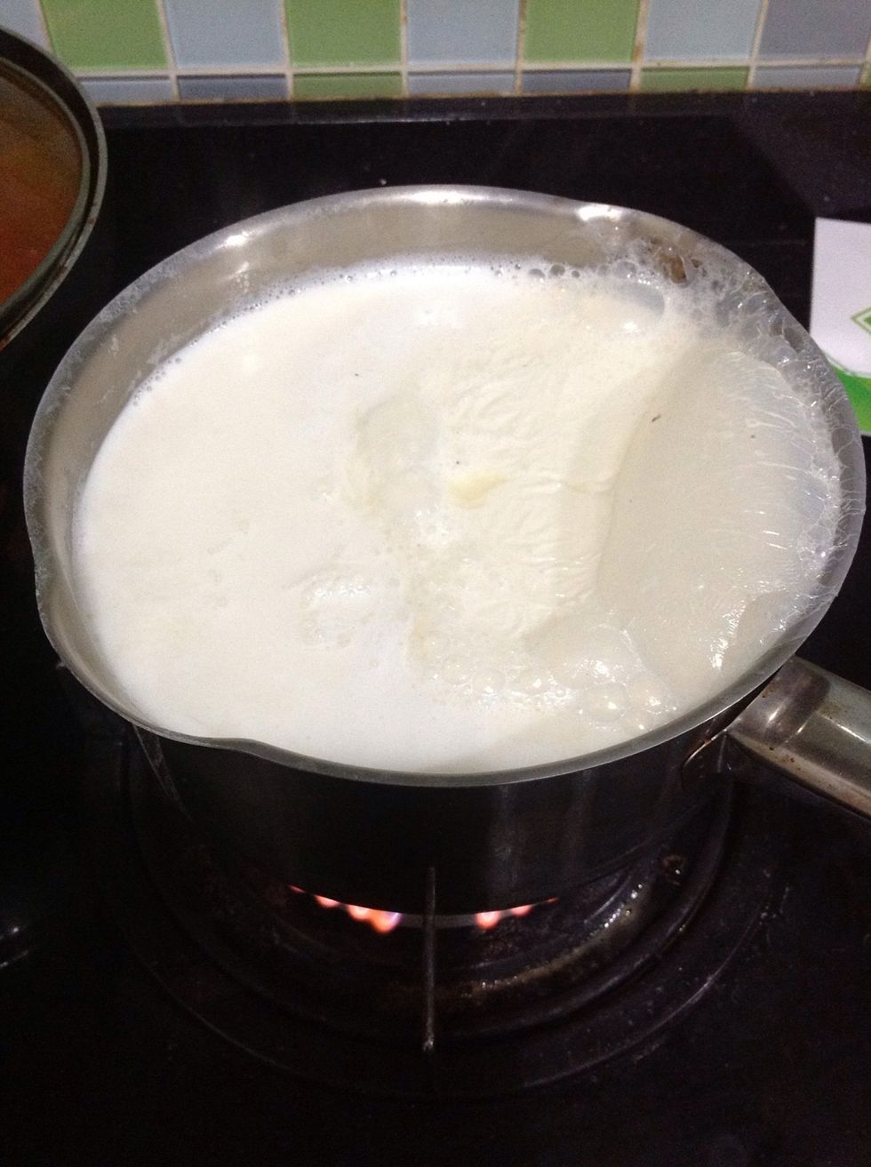 Keep a close eye at it because it can boil over and make a mess. Like I did...... \ud83d\ude33 But thats find I guess.