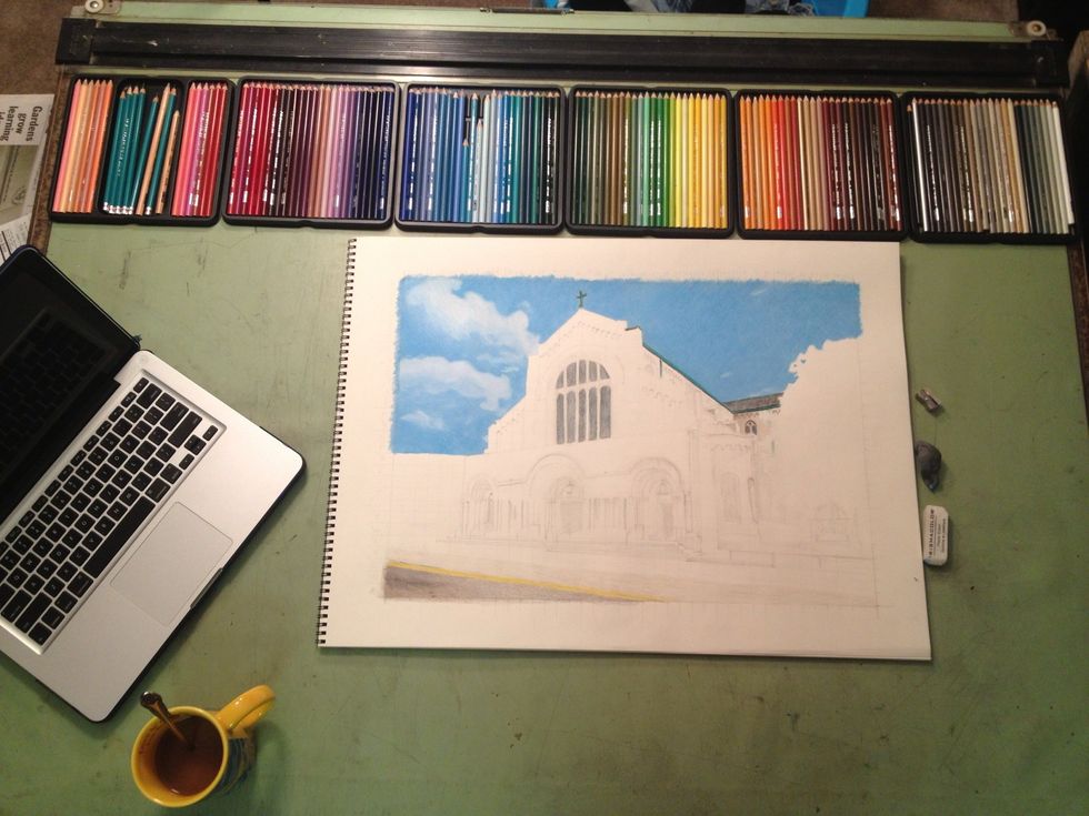 Keep a neat and clean area! I love music so I usually have music playing on my computer to help me work \u2615 lol coffee!!