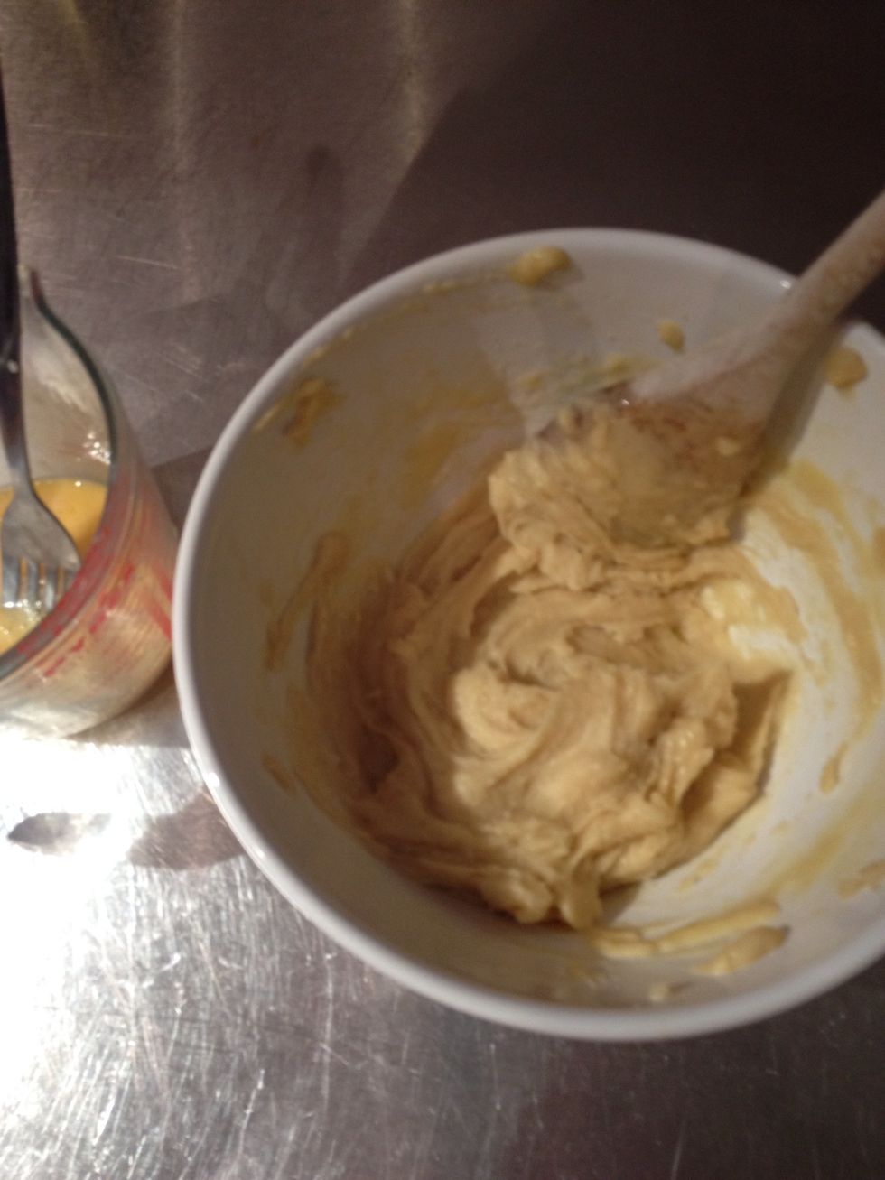 Keep adding and mixing bit by bit.