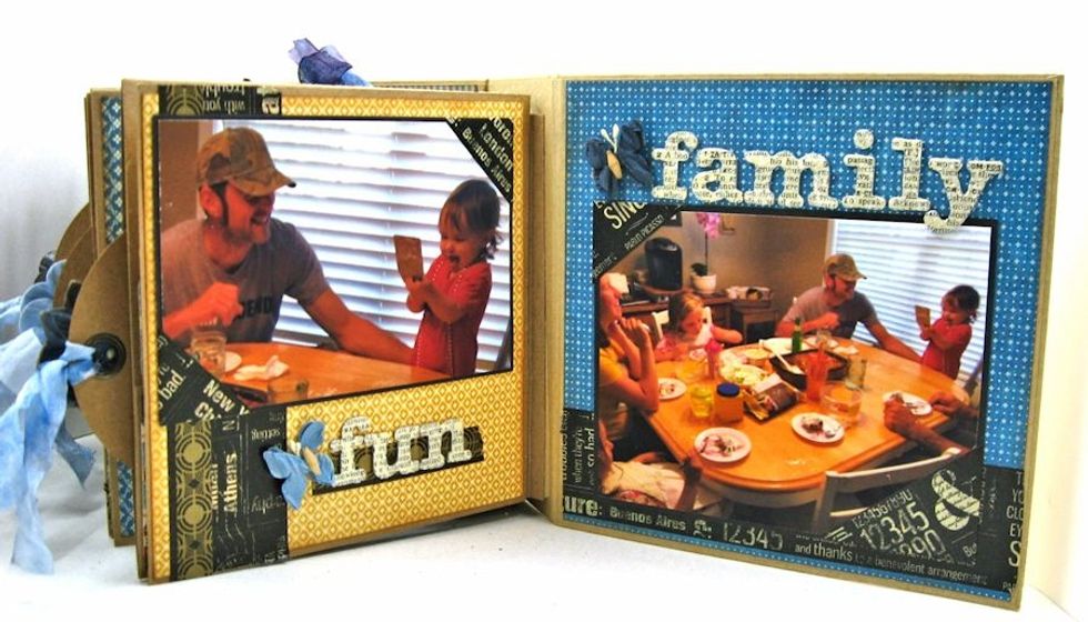 Keep alpha letters straight by lining up on washi tape borders. . Build the album assembly line style. Mat all photos. Cut all pages. Glue pages in place. Add washi tape &photos. It will go quickly!