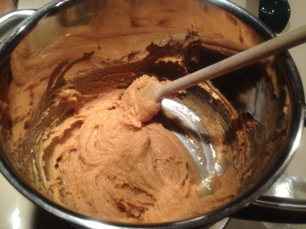 Keep an eye on the sauce. It will stick and burn so try to keep stirring it...