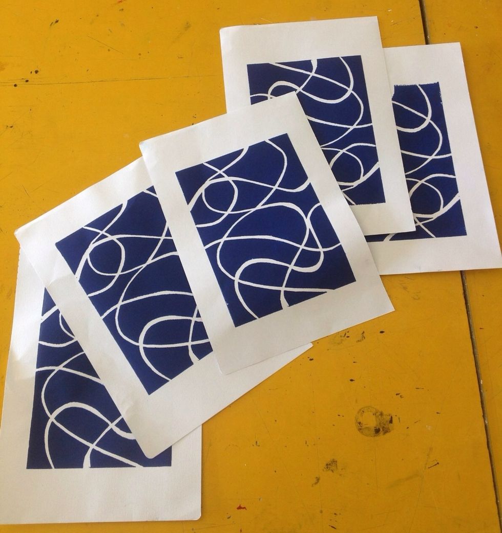 Keep an eye out for a Snapguide on 'How to Print a Lino'.....