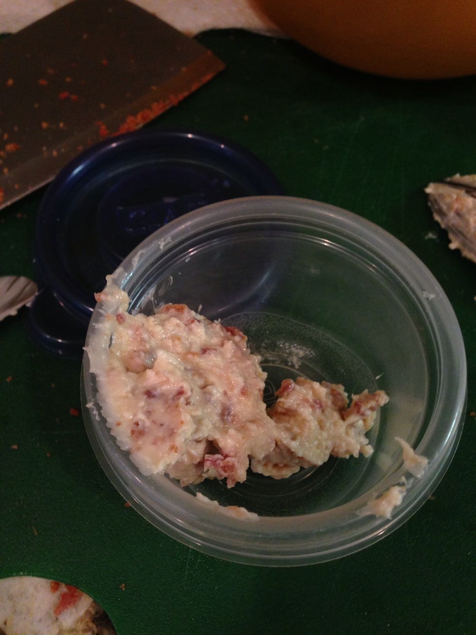Keep any leftover mixture for the following morning for bagels