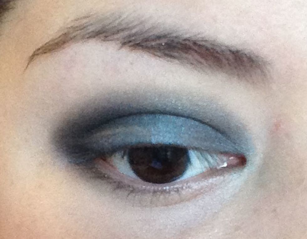 Keep blending and blending. It should look like this after you've finished.