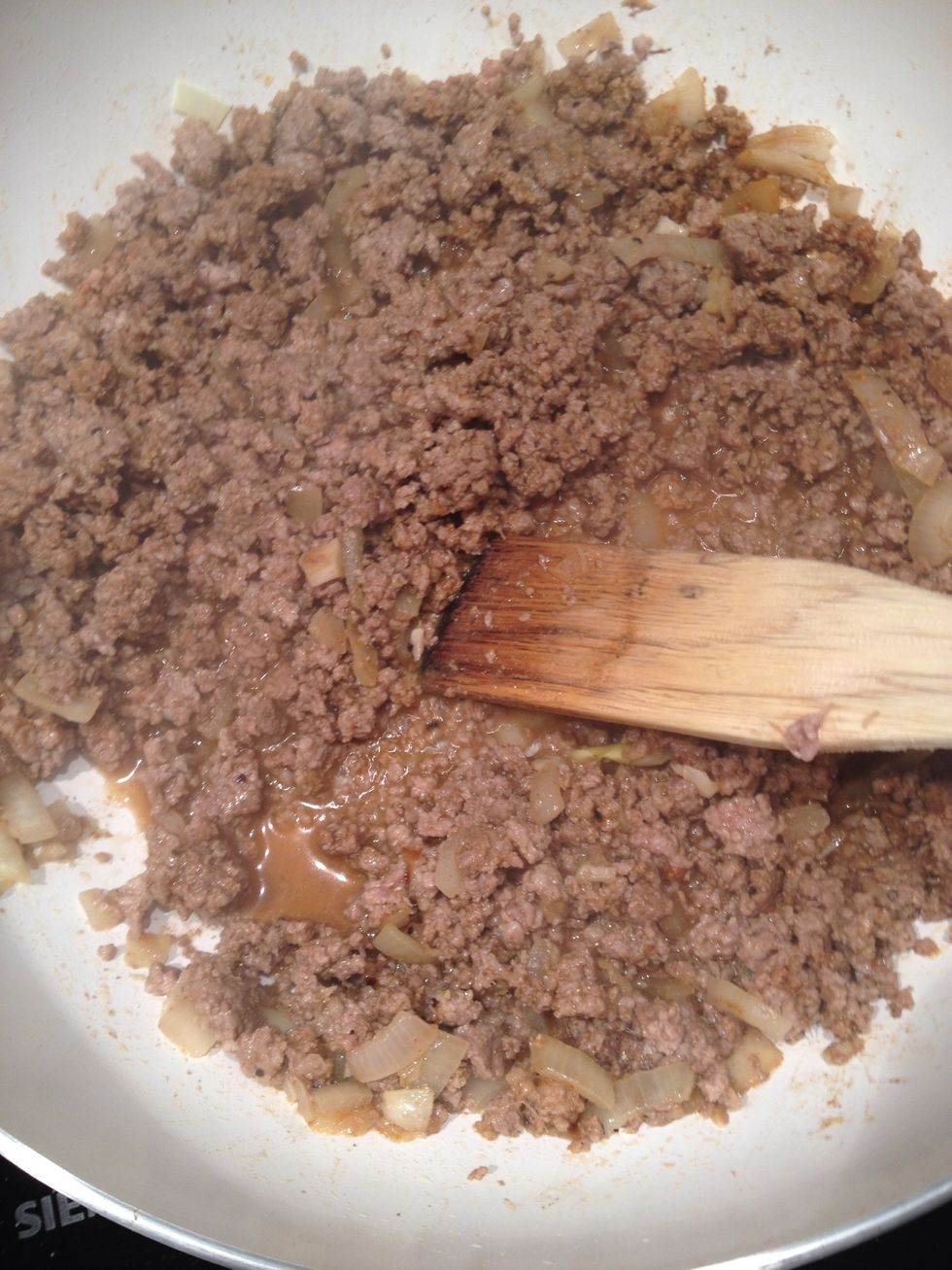 Keep browning at a medium to high heat.