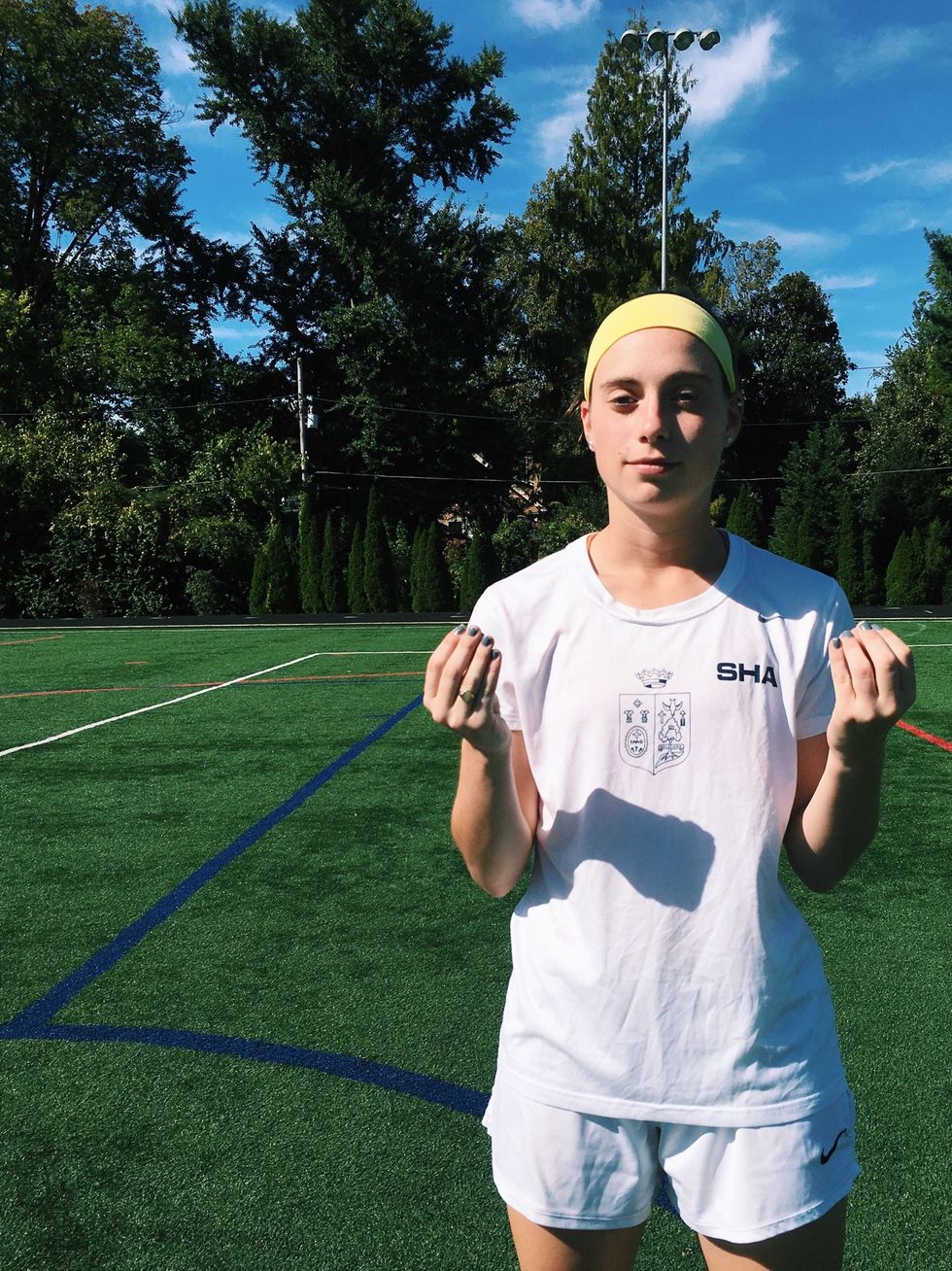 Keep calm and take a deep breath.