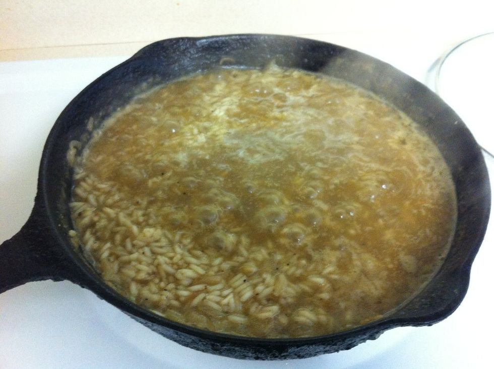 Keep checking you may have to add a bit more water. Be careful not to add to much this will take away from the seasoning!