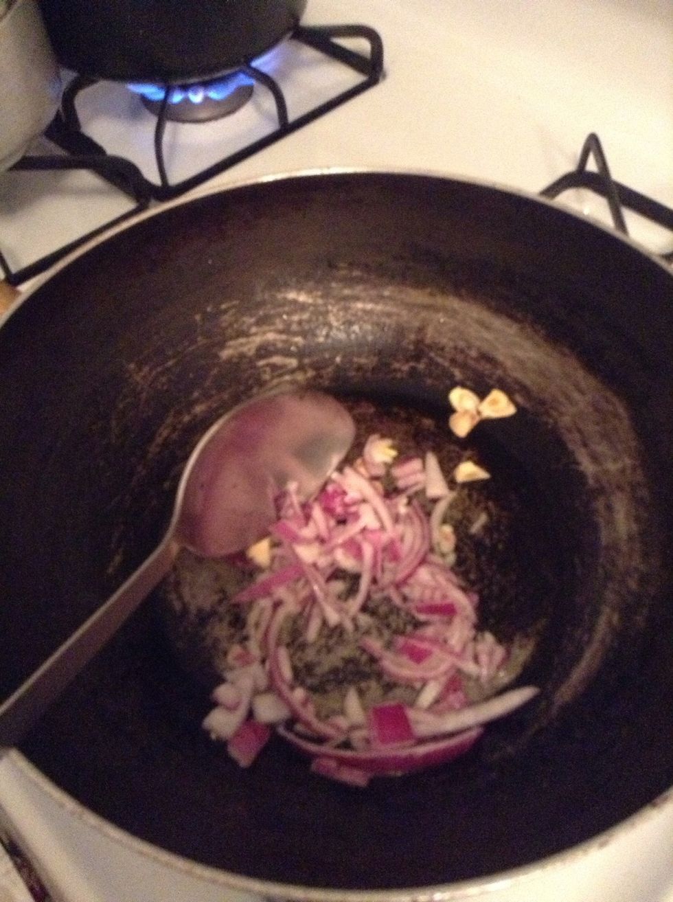 Keep cooking until the Onions are transparent ( see through )