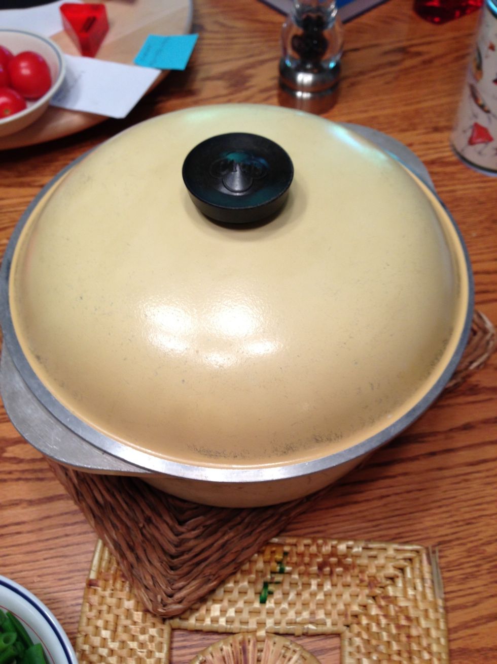 Keep covered in hot water. Serve hot.