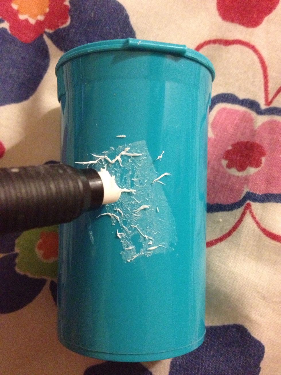 Keep erasing until all the sticker residue is off. you might have to repeat it a couple of times