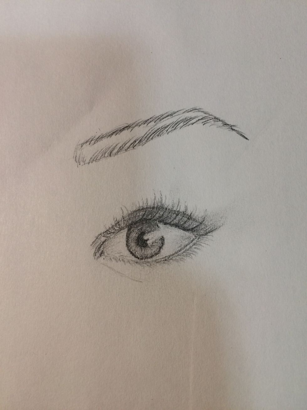 Keep filling it in the front and bottom