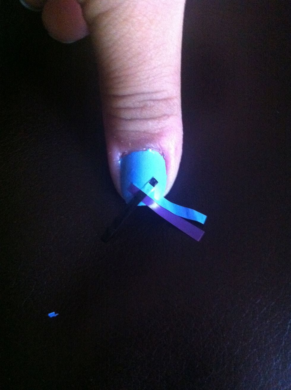 Keep going in a pattern with all three colors!