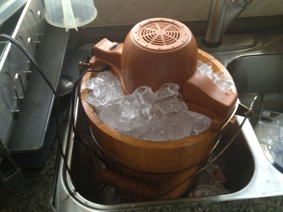 Keep going until the motor stops