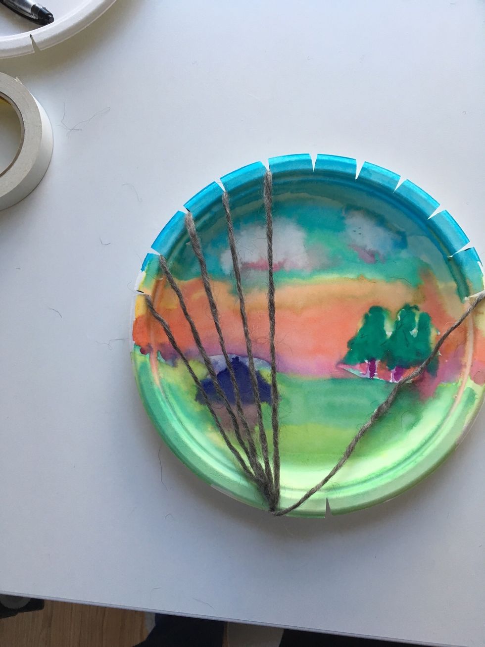 Keep going until you get to the middle.