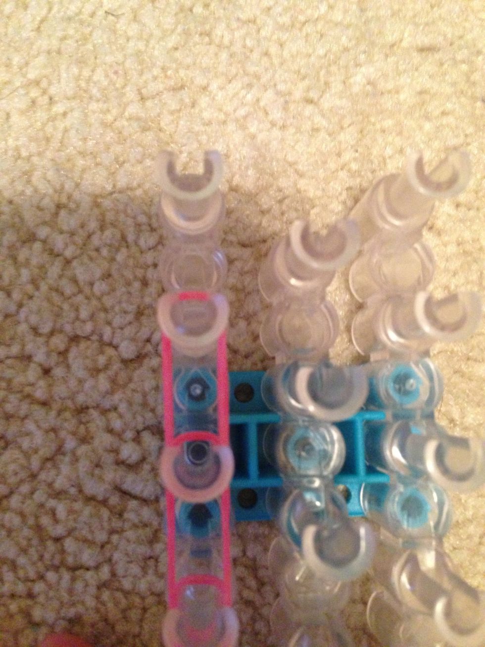 Keep going until you reach the second to last pin, stop there