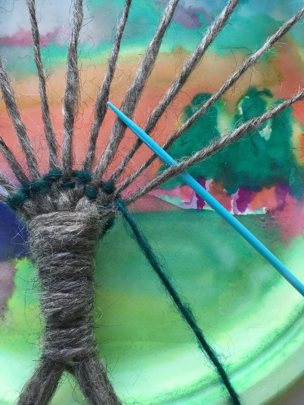 Keep going. Watch your over and under pattern.