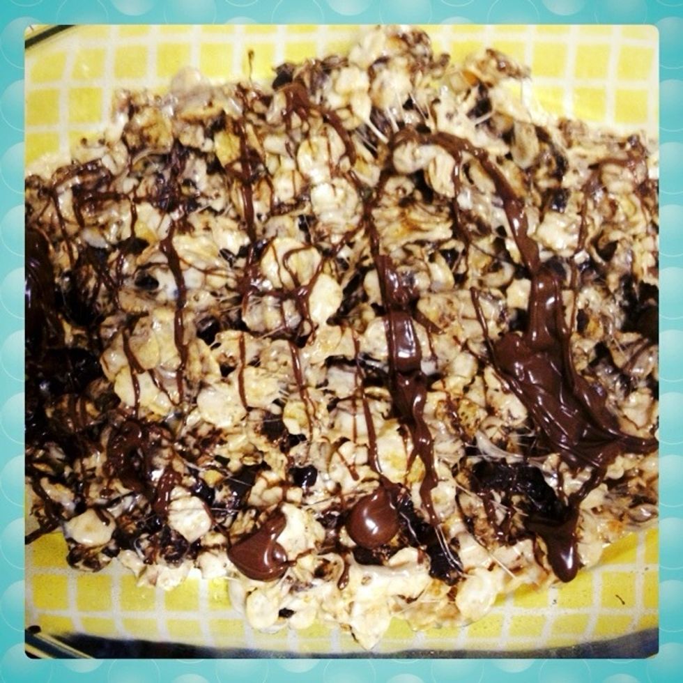 Keep it cool and then cut and eat.