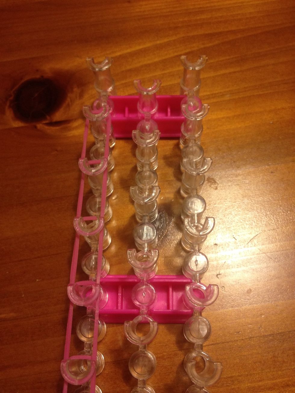 Keep it going until the second last pin