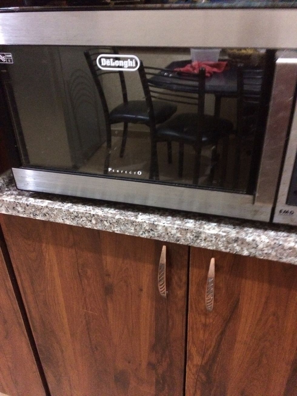 Keep it in the microwave until it melts, mine took a minute.
