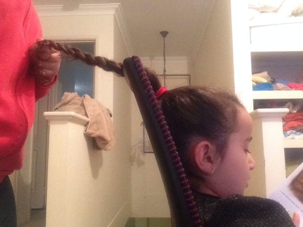 Keep on doing the following steps till you get to the end