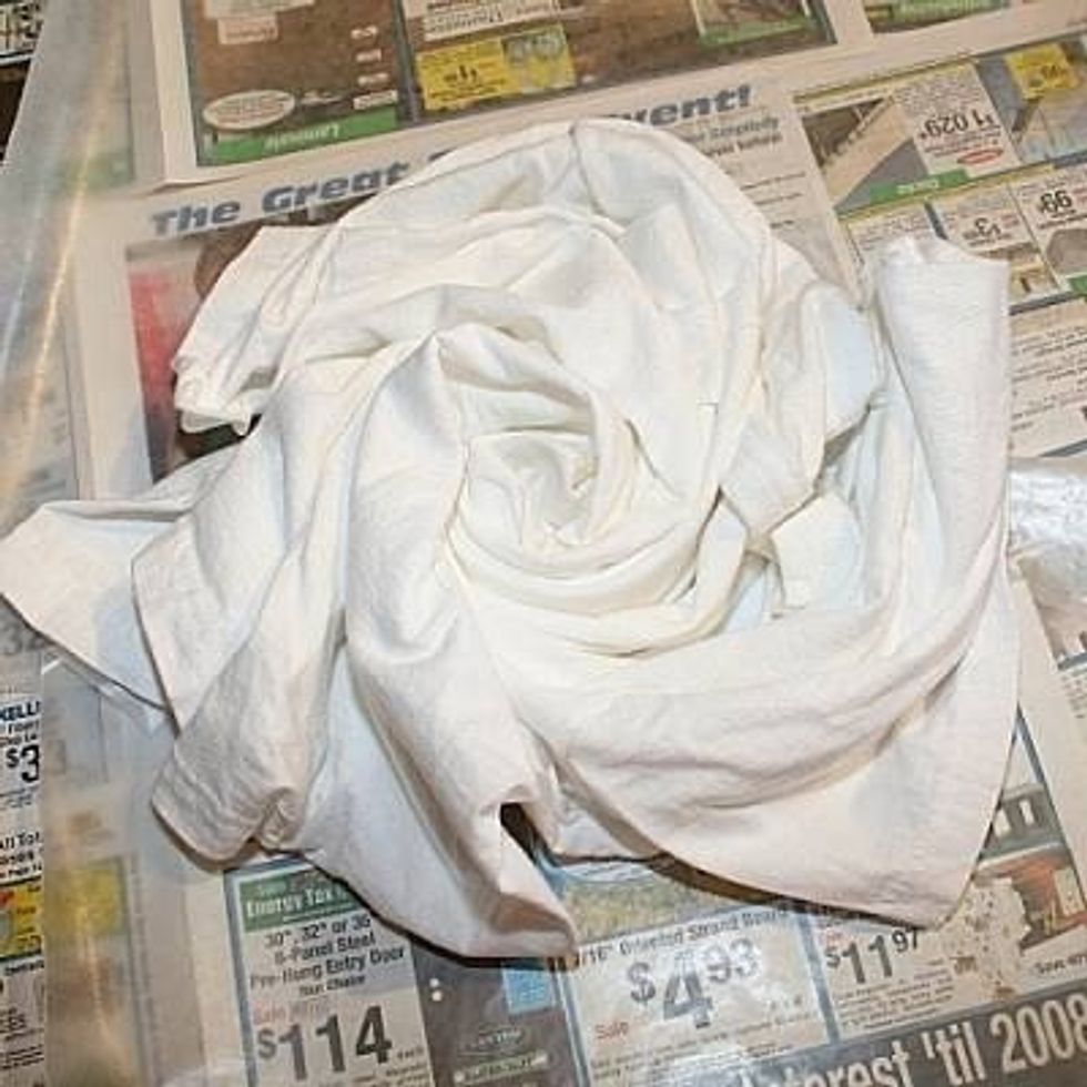 Keep on twisting it until it looks like this