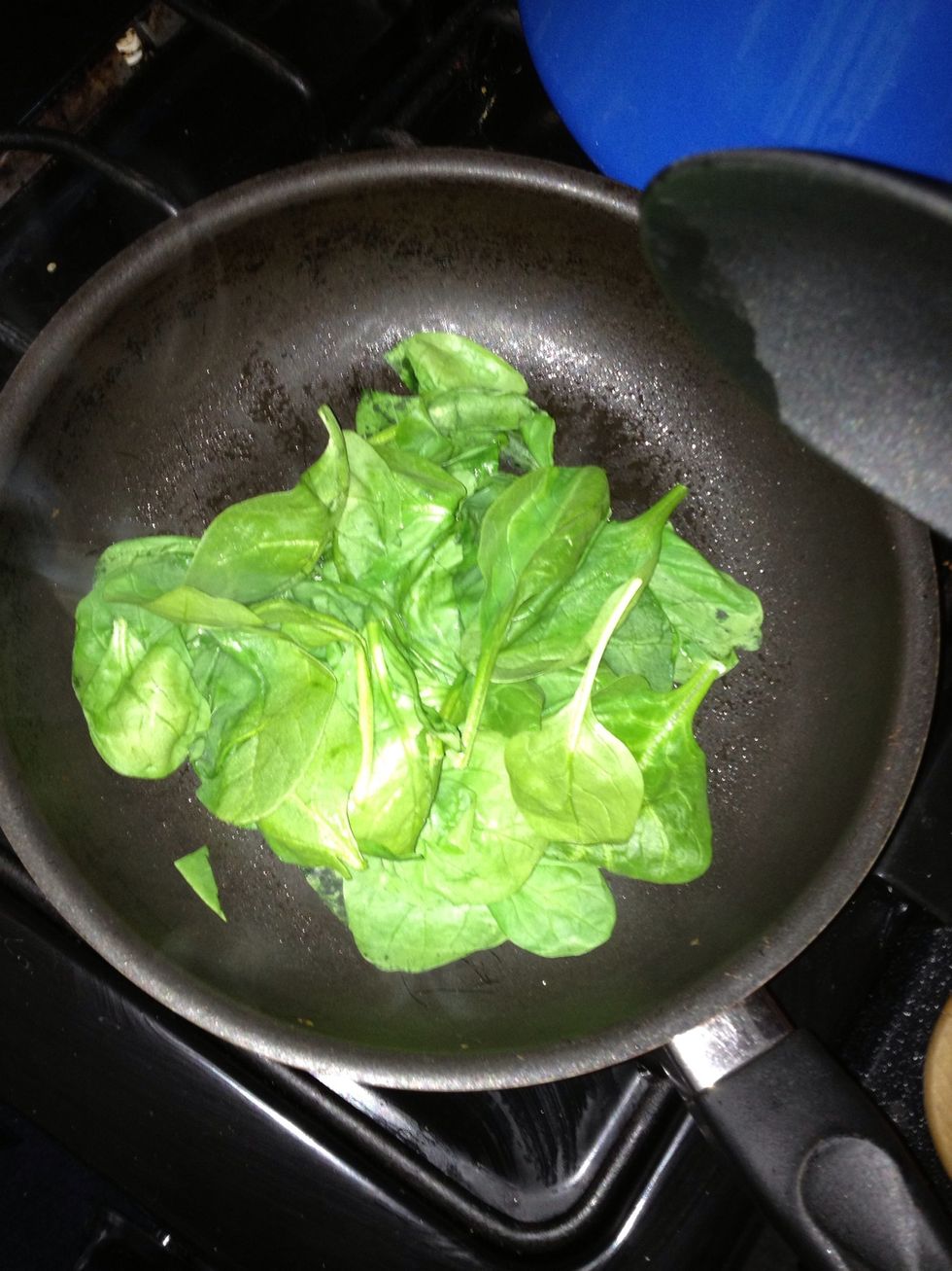 Keep on wilting on low heat