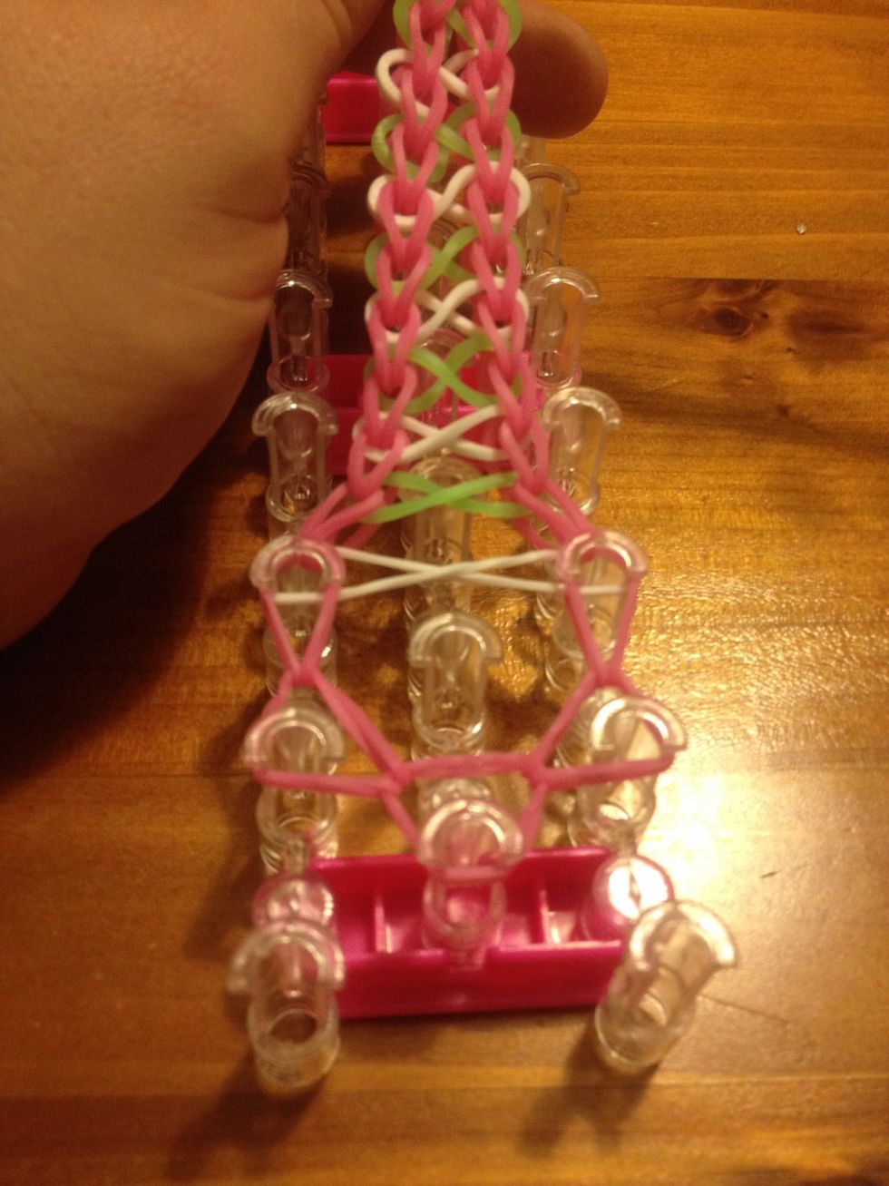 Keep pulling it of the pins slowly