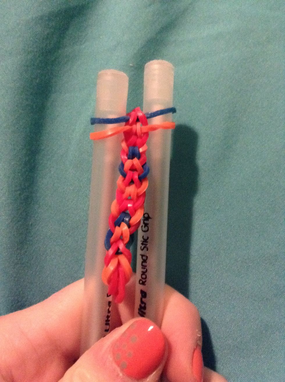 Keep repeating those steps, it's already starting to look inverted!:)