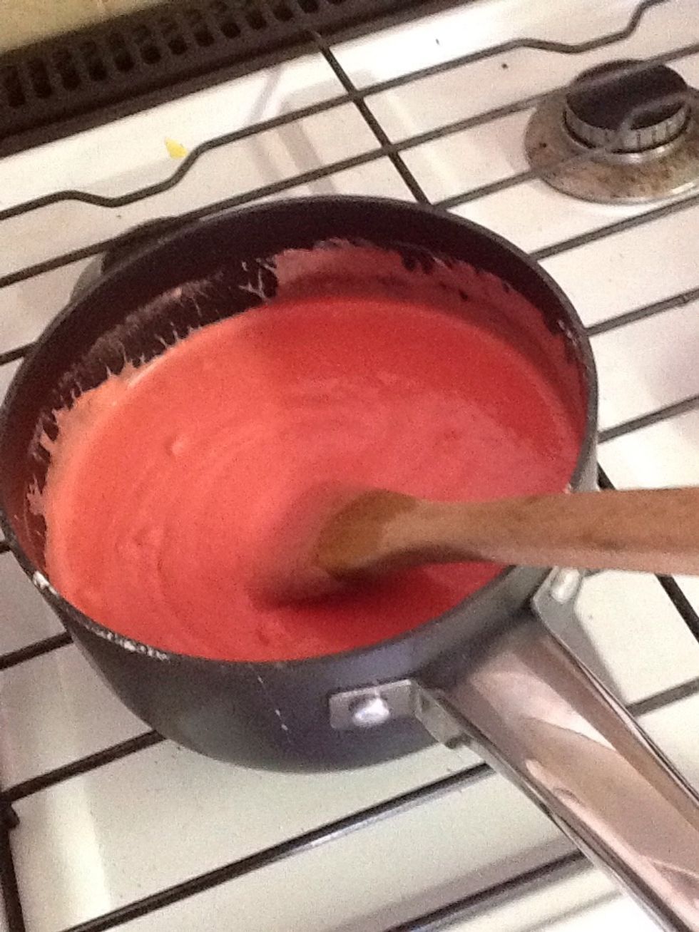 Keep stirring for 3 -5 minutes until it thickens.