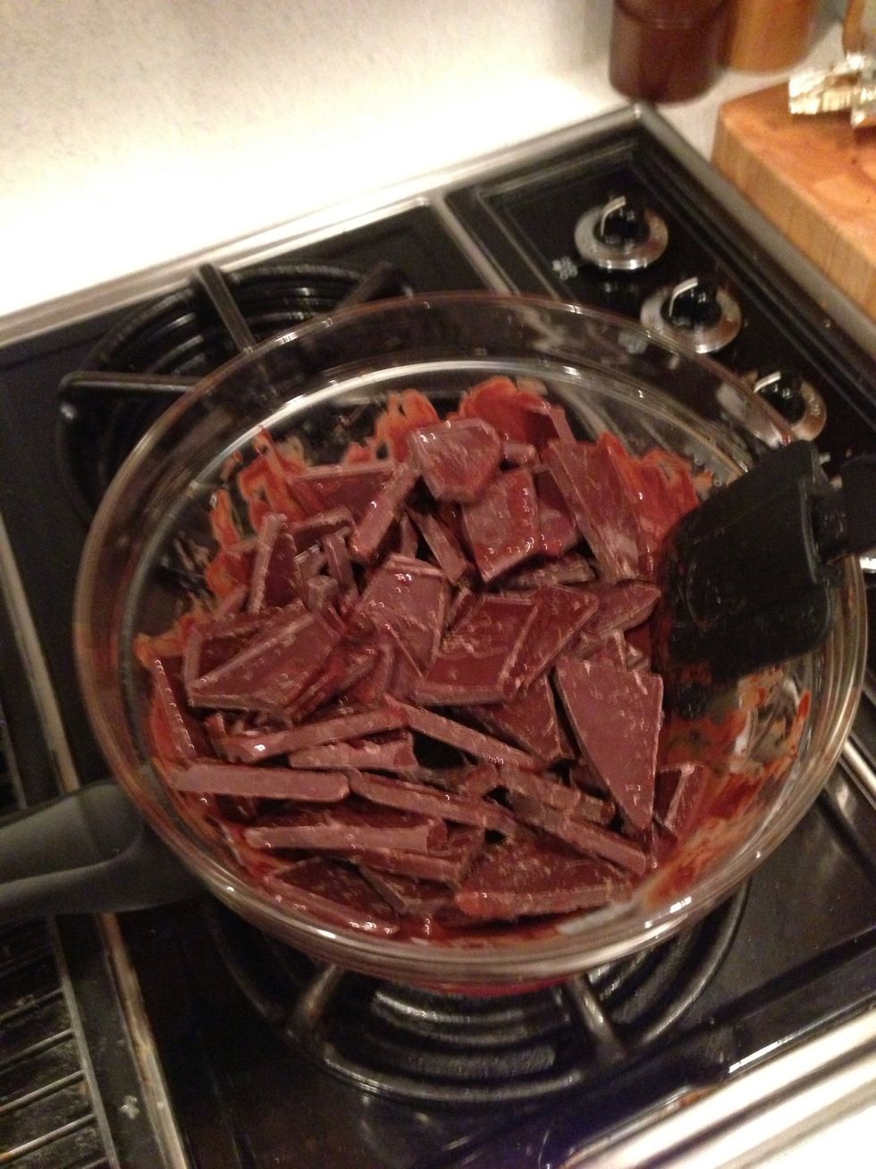 Keep stirring it until it looks like
