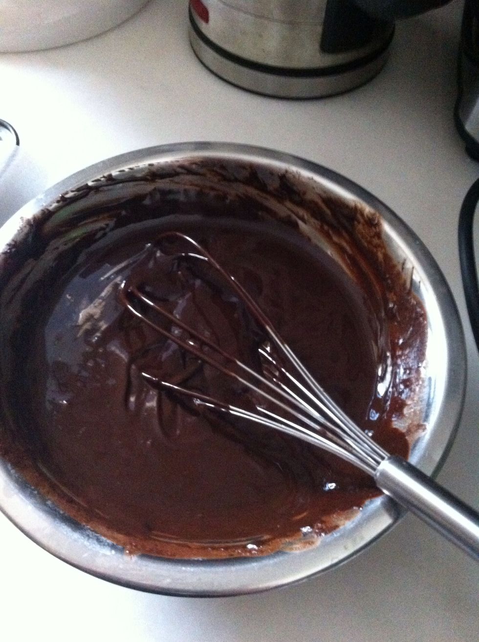 Keep stirring until it comes to a smooth, shiny finish....