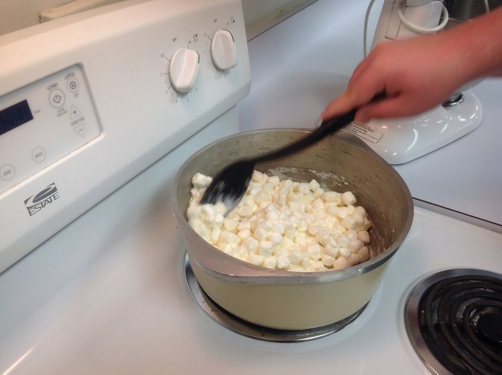 Keep stirring until they are melted