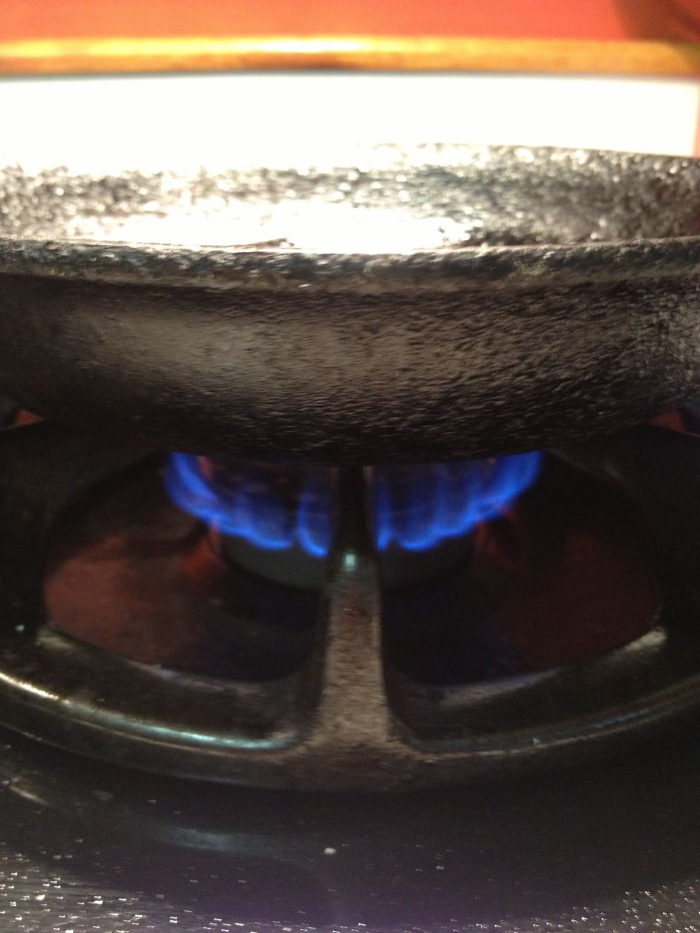 Keep the flame on medium.
