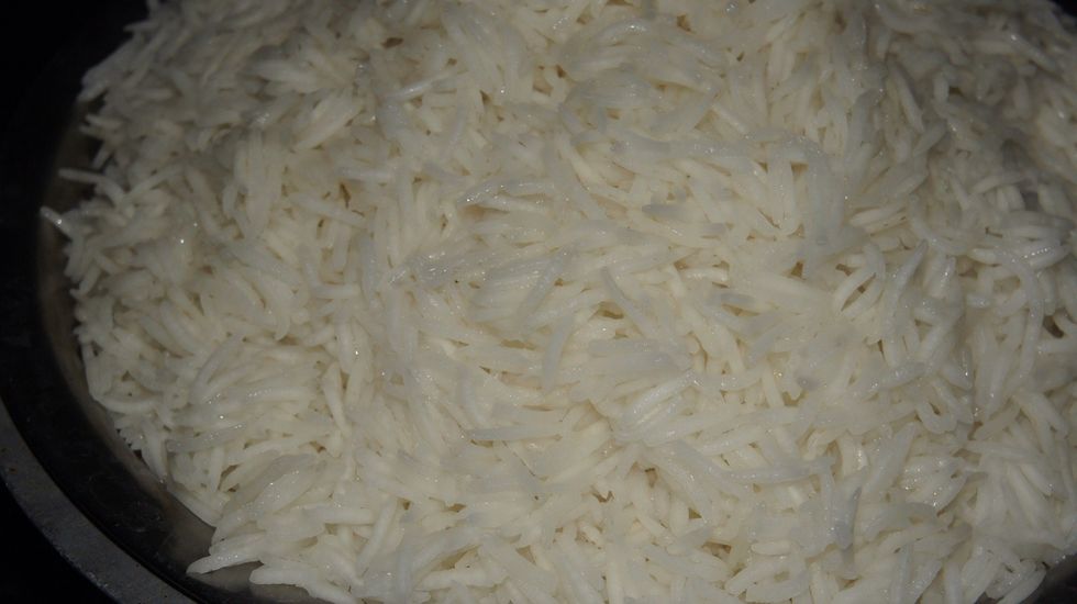 Keep the half boiled rice aside..