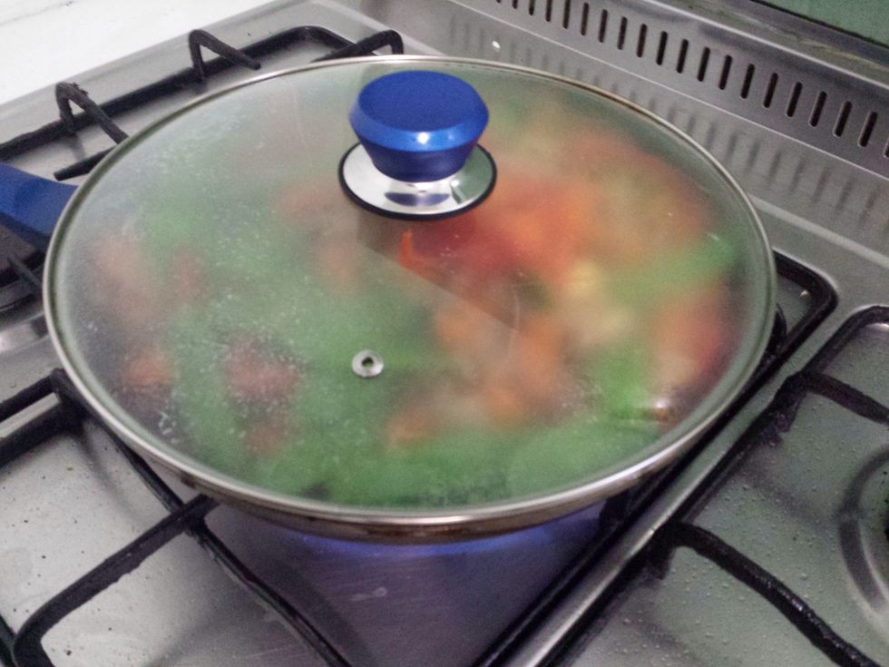 Keep the lid on it while you prep the table.