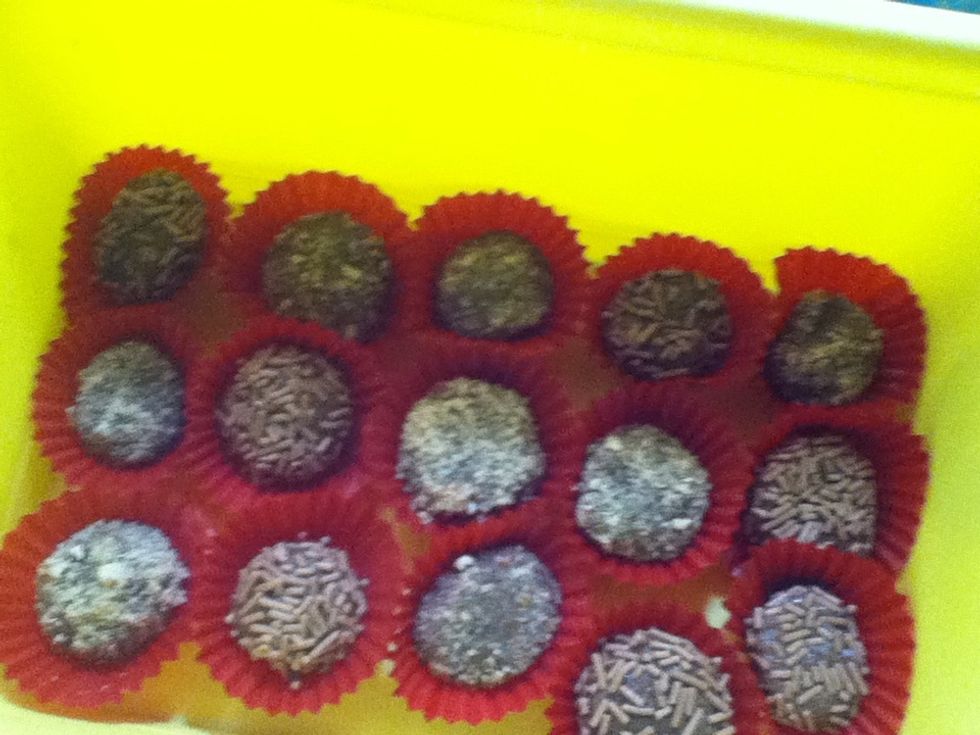 Keep them on the fridge until you eat them