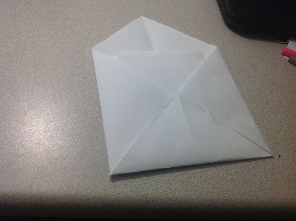 Keep ur letter or something that u have to give it to someone inside it....