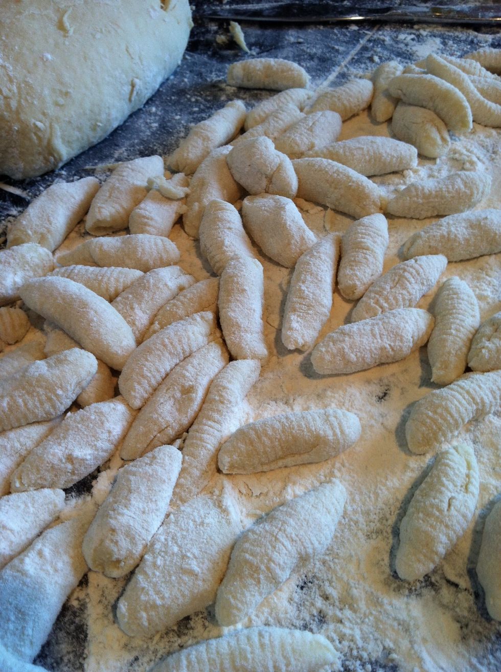 Keep well floured before boiling