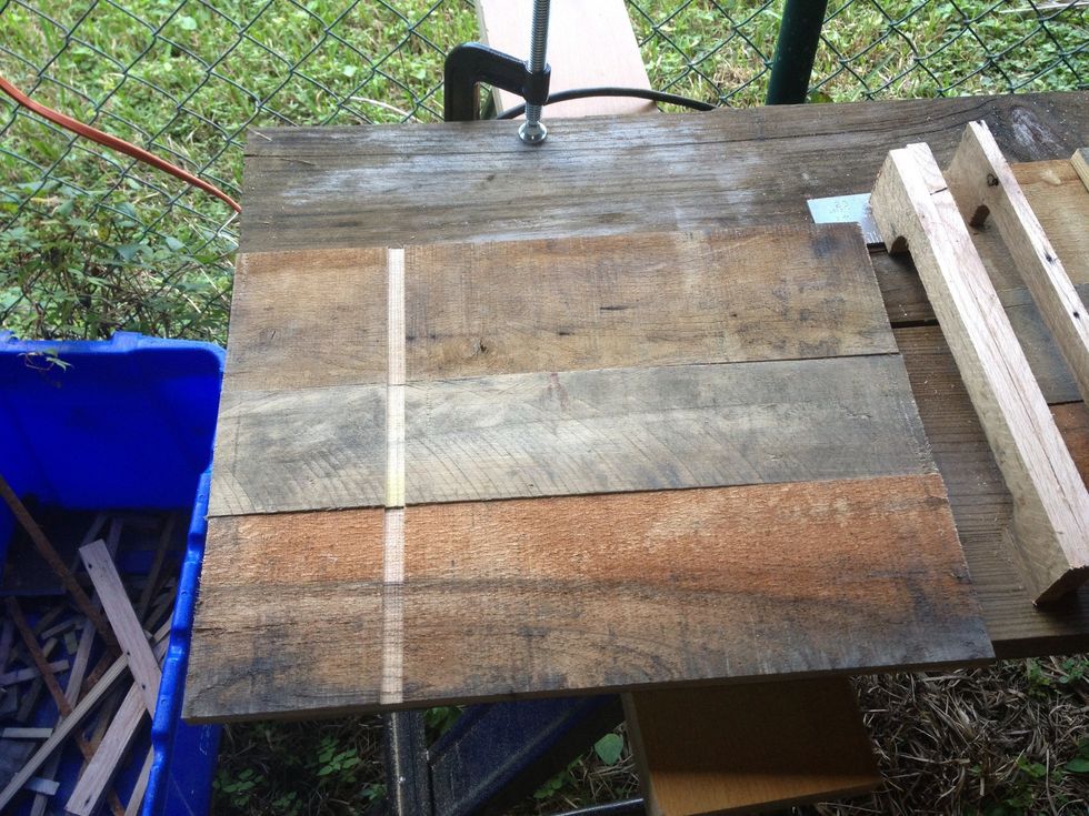 Kept moving and notching till the correct width