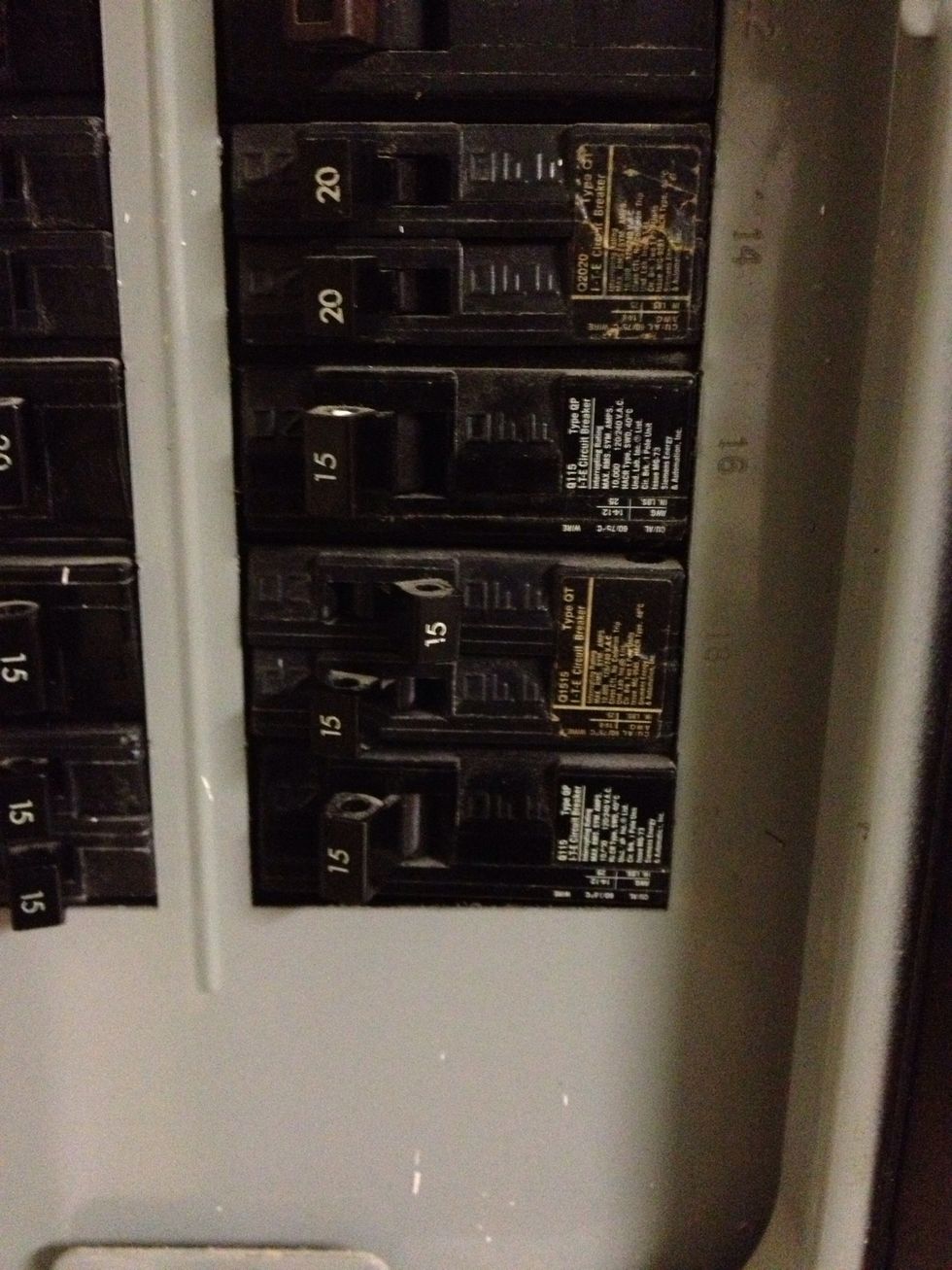 Killed the power, from the breaker, in the room I was replacing the switch in