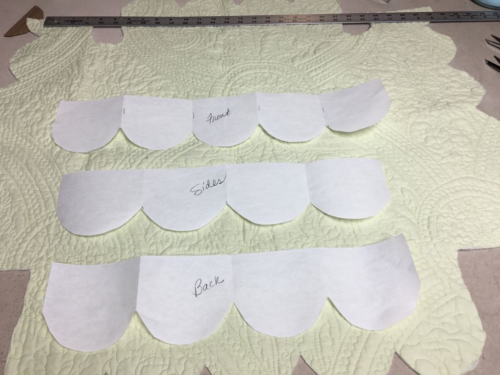 Kinda like making paper dolls !!!   Label each one so you won't get confused.