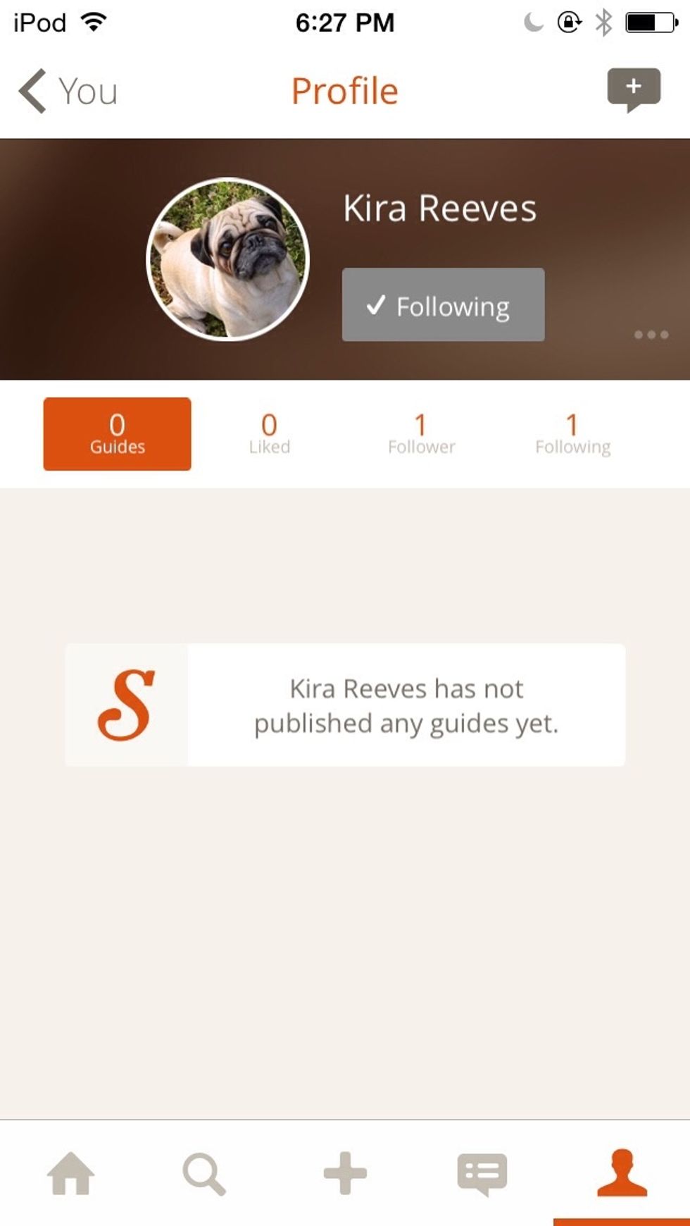 Kira Reeves,she is new to Snapguide,and it would be very kind to follow her\u263a\ufe0f