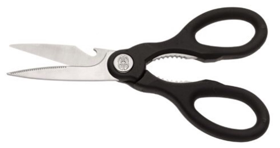 Kitchen Shears  Used to cut meat easily  I can cut meat with kitchen shears